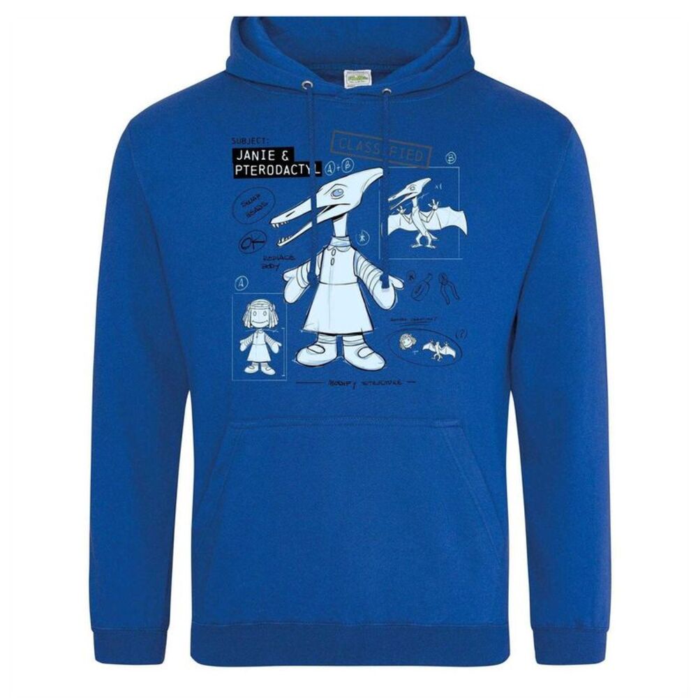 Disney Mens Pterodactyl Hoodie / Blue
